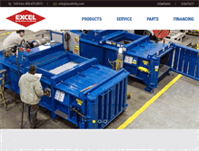 Tablet Screenshot of excelmfg.com